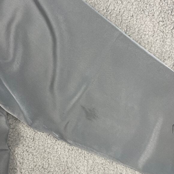 Husky Club Men's XL Gray Patterned Polyester Rayon Long Sleeve Button Up Shirt - Picture 13 of 16